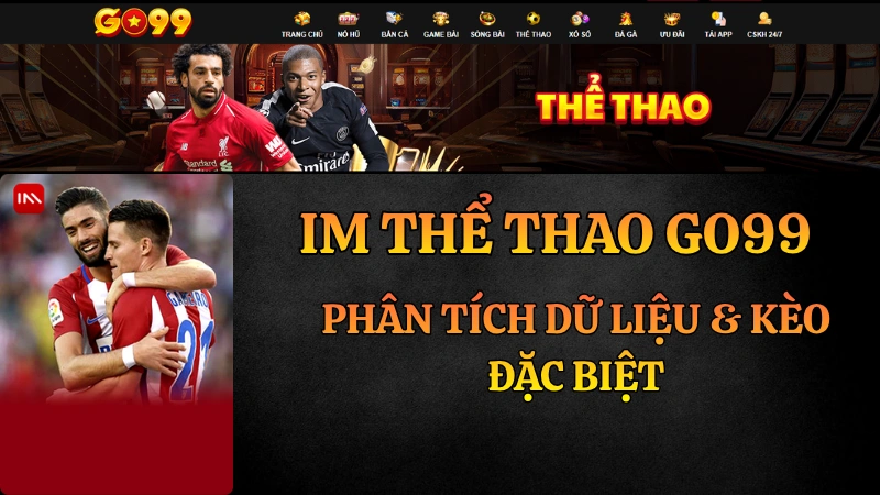 IM Thể Thao GO99 | Sảnh Cược Thông Minh Với Trung Tâm Dữ Liệu Chi Tiết